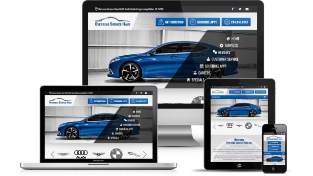 Mobile Driven Website Auto Repair by Seota Digital Marketing