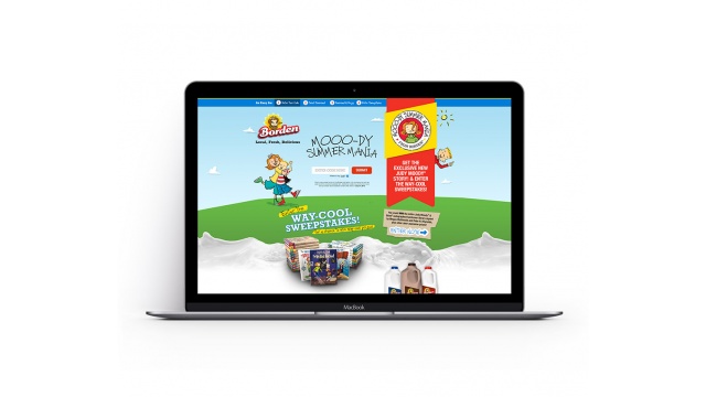 Borden Dairy Company Responsive Website Campaign by Bloomfield Knoble Advertising