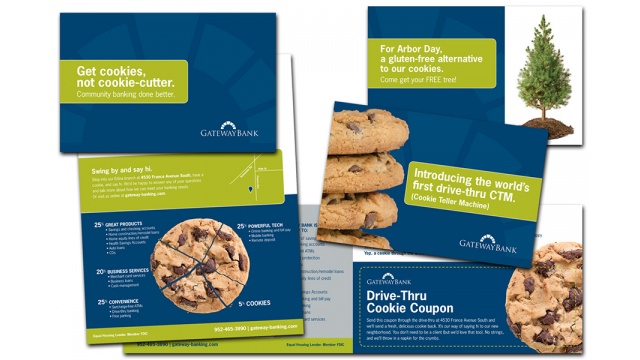 Gateway Bank Awareness Mailings Campaign by d.trio marketing group