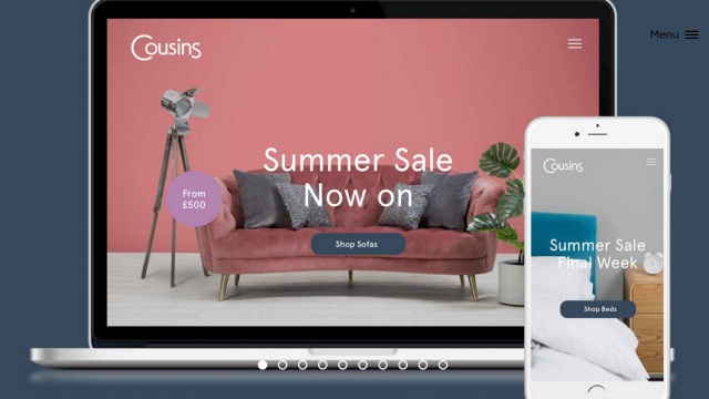 Cousins Furniture Campaign by The Curious Agency