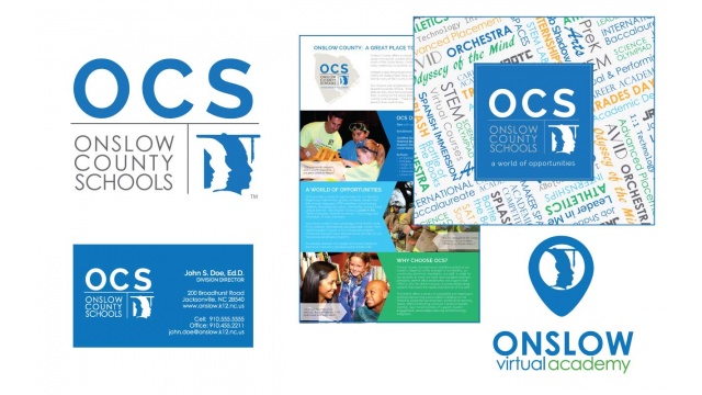Onslow County Schools Rebranding Initiative by 17 Blue