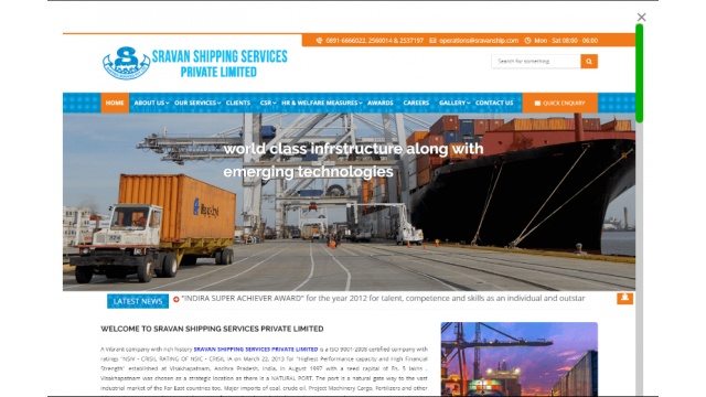 Sravan Shipping Services by COLOURMOON TECHNOLOGIES PVT LTD