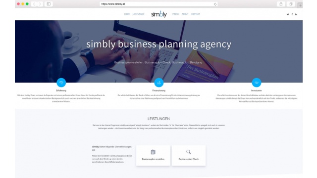 Simbly business planning agency by imcreative