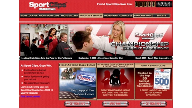 SportClips.com Campaign by TagTeam Creative Advertising Agency
