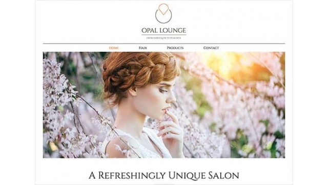 Opal Lounge Hair Salon Campaign by Sam Ferguson Design