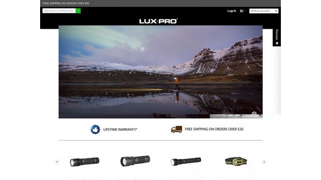 LuxPro Flashlights by Exinent LLC