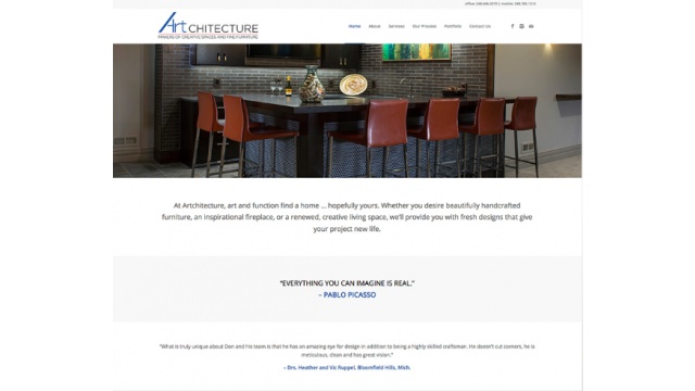 ArtChitecture Website Design by The Millerschin Group