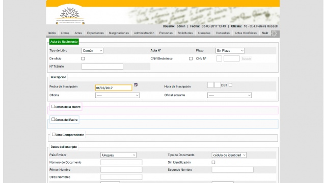 Registro del Estado Civil by Sofis Solutions