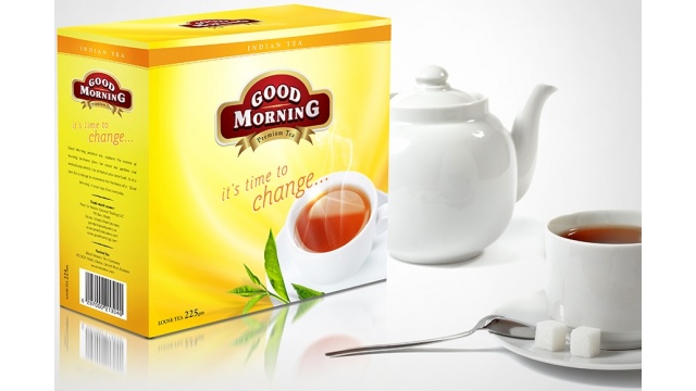 Good Morning Indian Tea Packaging Design by Tonnit Design