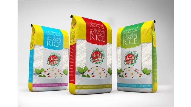 Hadeel Indian Basmati Rice Packaging Design by Tonnit Design