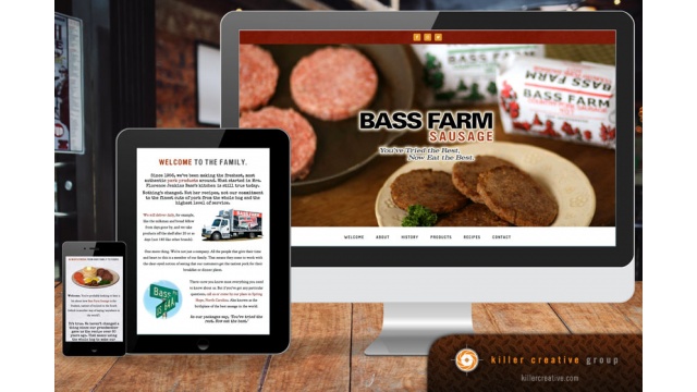Bass Farm Sausage by Killer Creative Group
