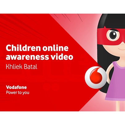 Vodafone children by Fisheye Solutions