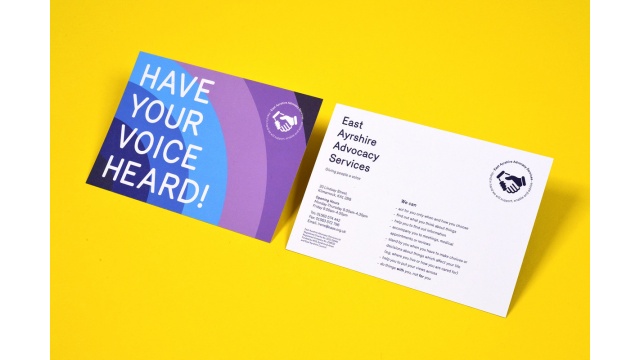 East Ayrshire Advocacy Services Brand Identity by Warriors Studio