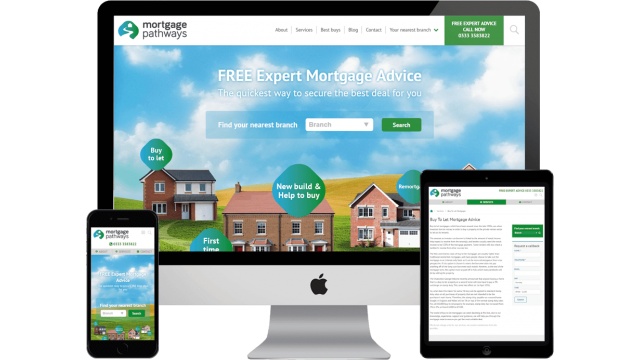 Mortgage Pathways Web Design by Urban River