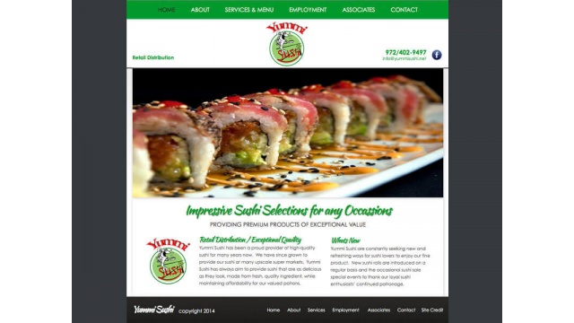 Yummi Sushi by Website Design