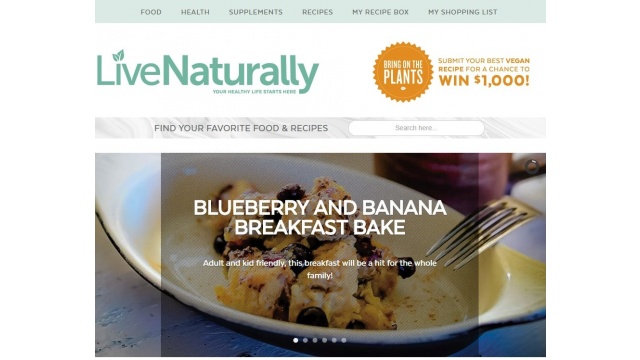 Live Naturally Magazine Web Design by Websnare