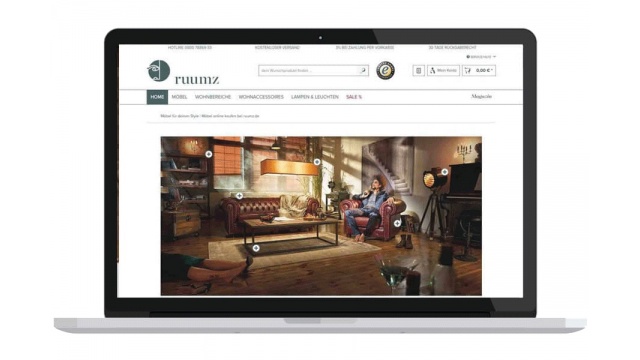 Ruumz Website Design by lawinenstift GmbH