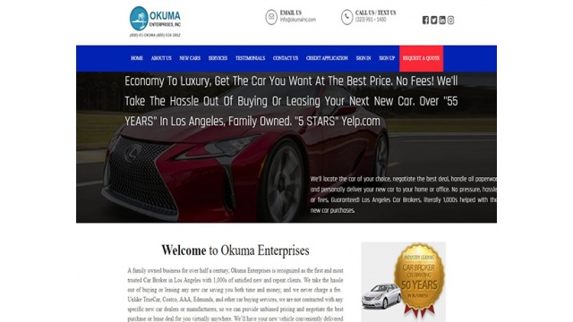 Okuma Enterprises.INc by Bluecode Webhouse Solution Pvt Ltd.