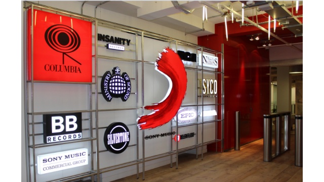 Sony Music Interior Brands by Them Design