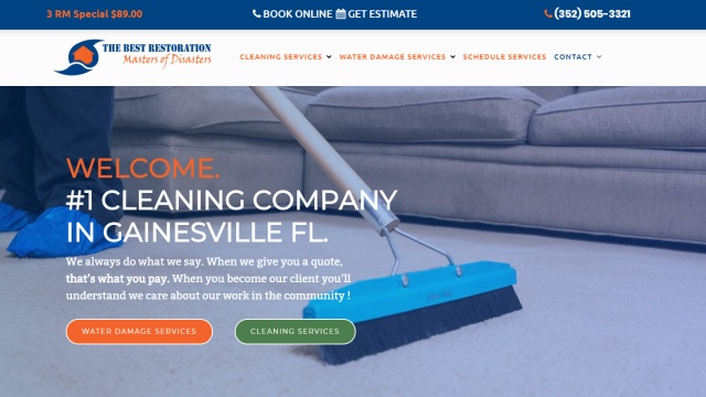 The Best Restoration Website Design‎ by VSF Marketing Tampa