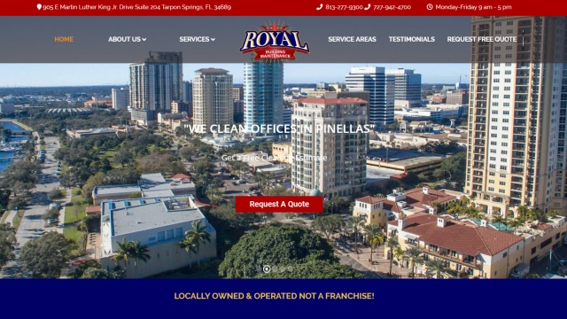 Royal Building Maintenance Website Design‎ by VSF Marketing Tampa
