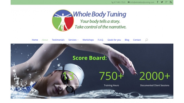 Whole Body Tuning Website Design by Strategic Online Solutions