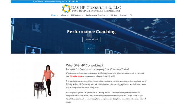 DAS HR Consulting LLC Website Design by Strategic Online Solutions