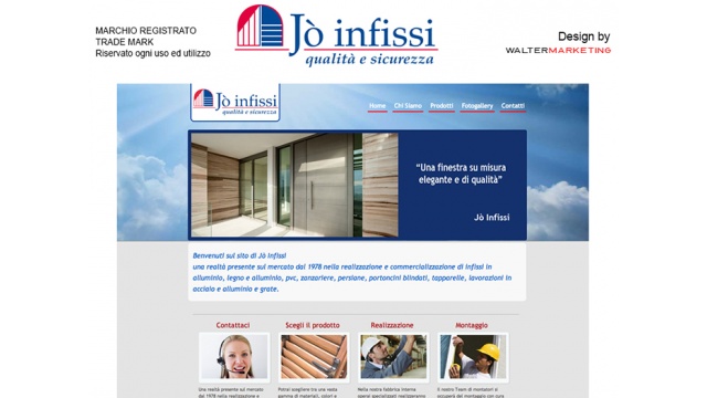 Jo Infissi srl Web Design by WalterMarketing