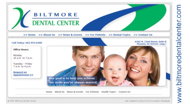 Biltmore Dental Center Campaign by Sprout Strategies