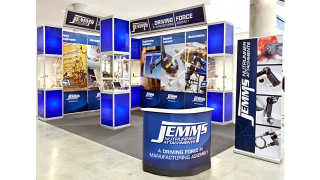 Jemms-Cascade Trade Show Exhibit by Visual Impact Systems