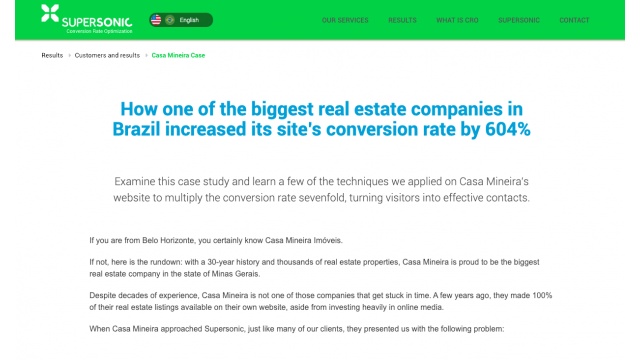 How one of the biggest real estate companies in Brazil increased its site’s conversion rate by 604% by Supersonic