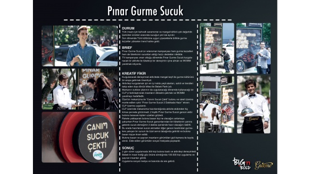 Pınar Gurme Sucuk by BIG&#039;n BOLD Experiential Marketing Agency