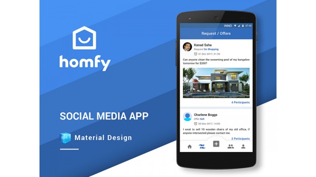 homfy - Neighbourhood Communication App by Innofied Solution