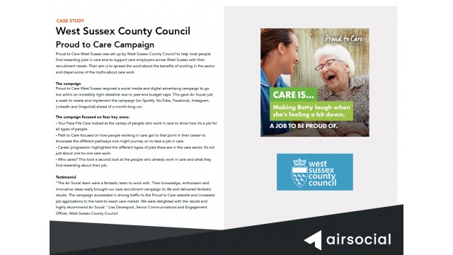 West Sussex County Council by Air Social