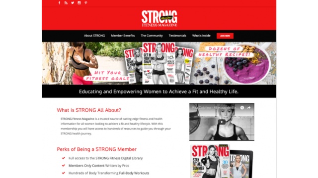 Strong Fitness Magazine by Exposure Social