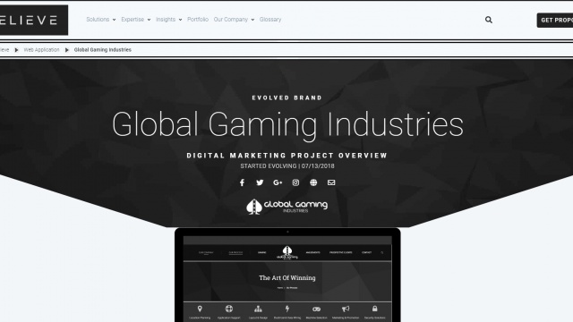 Global Gaming Industries by Aelieve Digital Marketing