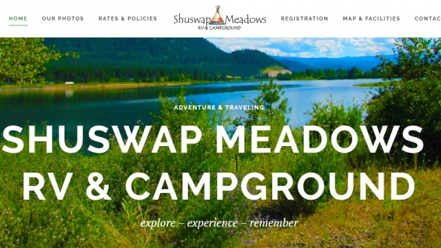 SHUSWAP MEADOWS RV &amp; CAMPGROUND by Nufuzion Design-Canada