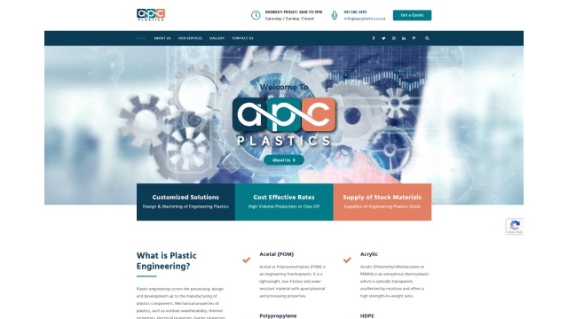 APC PLASTICS by Black Fig Jam Graphic &amp; Web Design