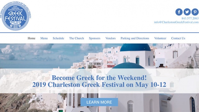 Charleston Greek Festival by Stingray Branding