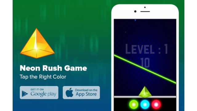 Neon Rush Game by Verve Logic