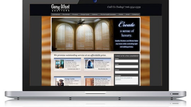 Gary West Shutters: Let the light in. by Bond Creative Group