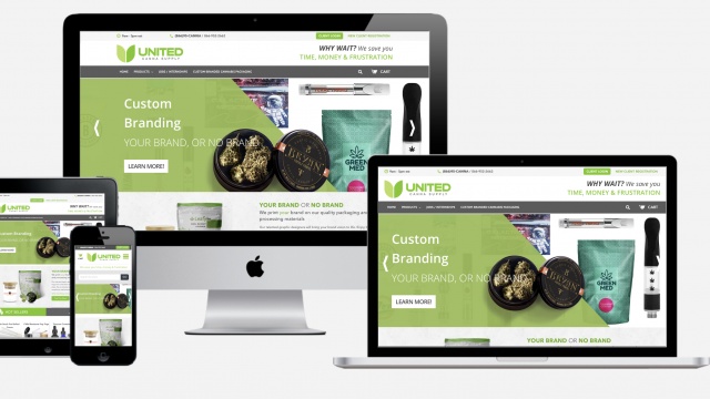 United Canna Supply Website by Pixel Productions Inc.