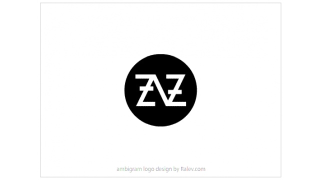 ZAZ Ambigram by Ralev