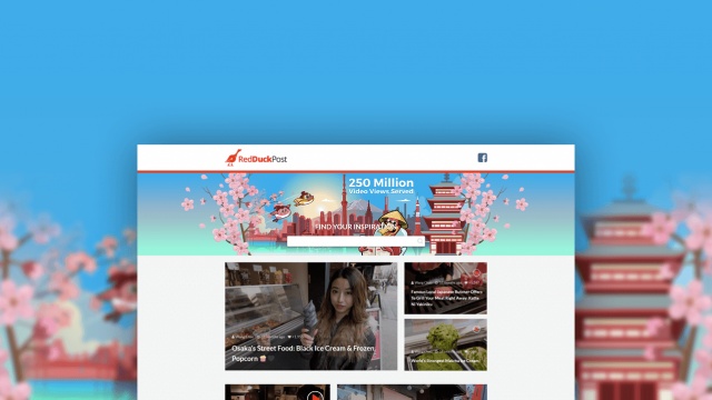 RedDuckPost: Asian Digital Media Company by Web Design Sun®