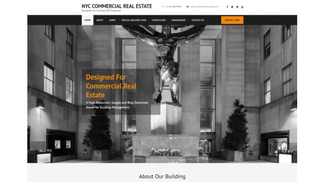 Commercial Real Estate Web Design by South Shore Design