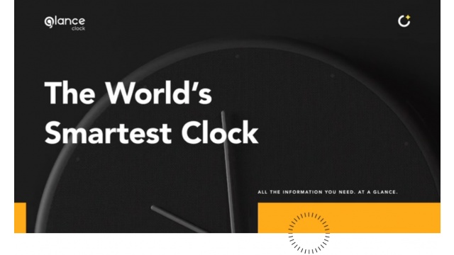 Glance Clock by Halo Lab