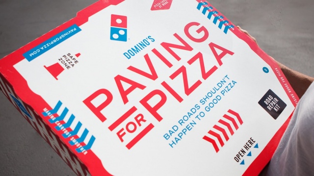 Domino’s paving for pizza by Crispin Porter Bogusky