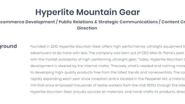 Hyperlite Mountain Gear by firstpier