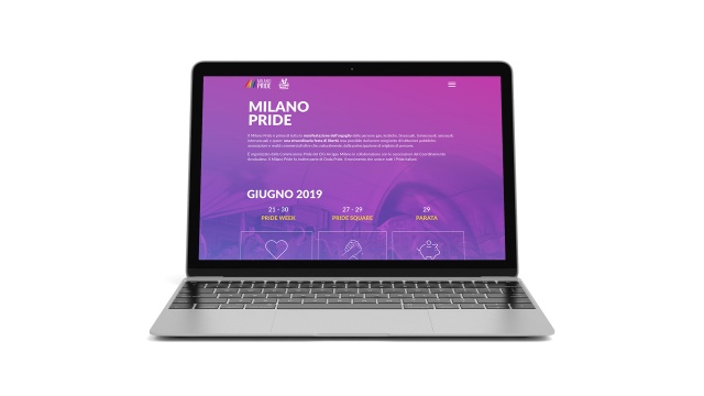 Milano Pride Website by Early Birds Adv