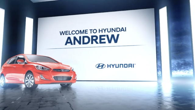 Hyundai Personalized Video by Media One Creative